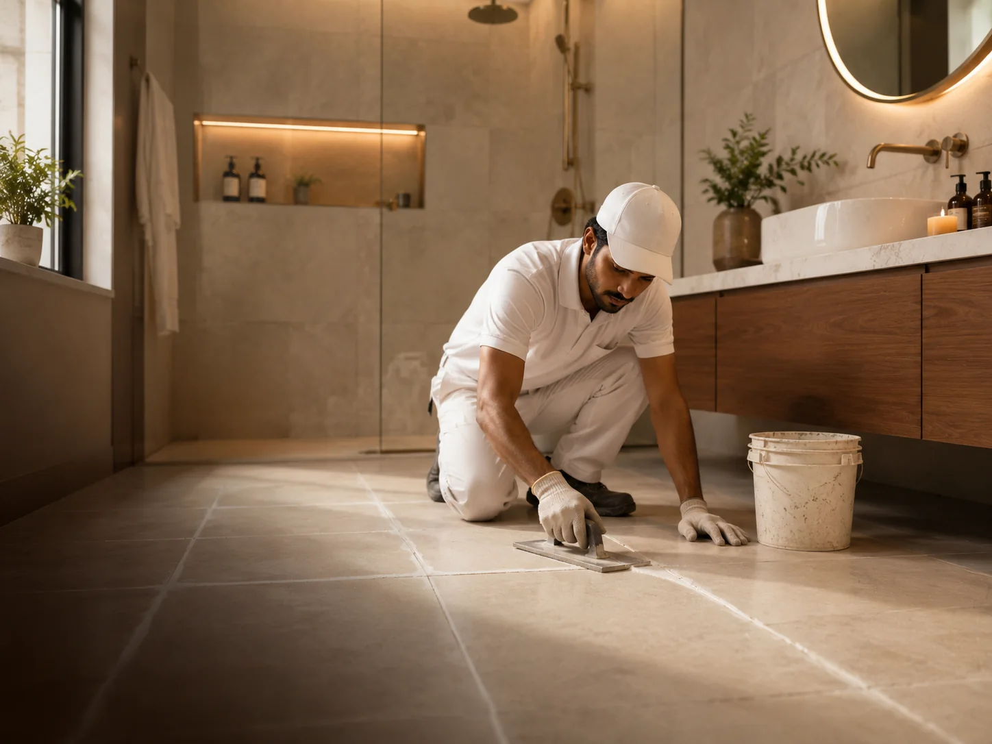 Epoxy Tile Grouting service illustration